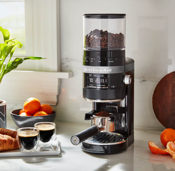 The KitchenAid® Burr Grinder.