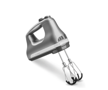 KitchenAid® hand mixer.