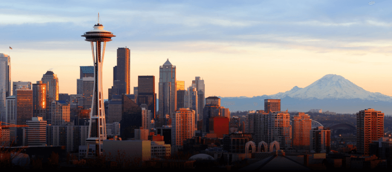 An image of the Seattle skyline.