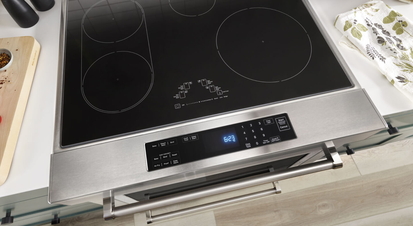 KitchenAid® induction slide-in range