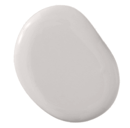 A paint chip featuring the Milkshake color.