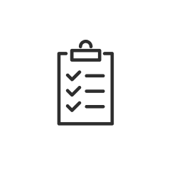 Checklist card icon.