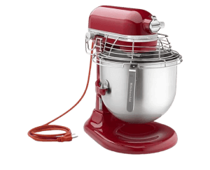 A KitchenAid® Commercial Stand Mixer.
