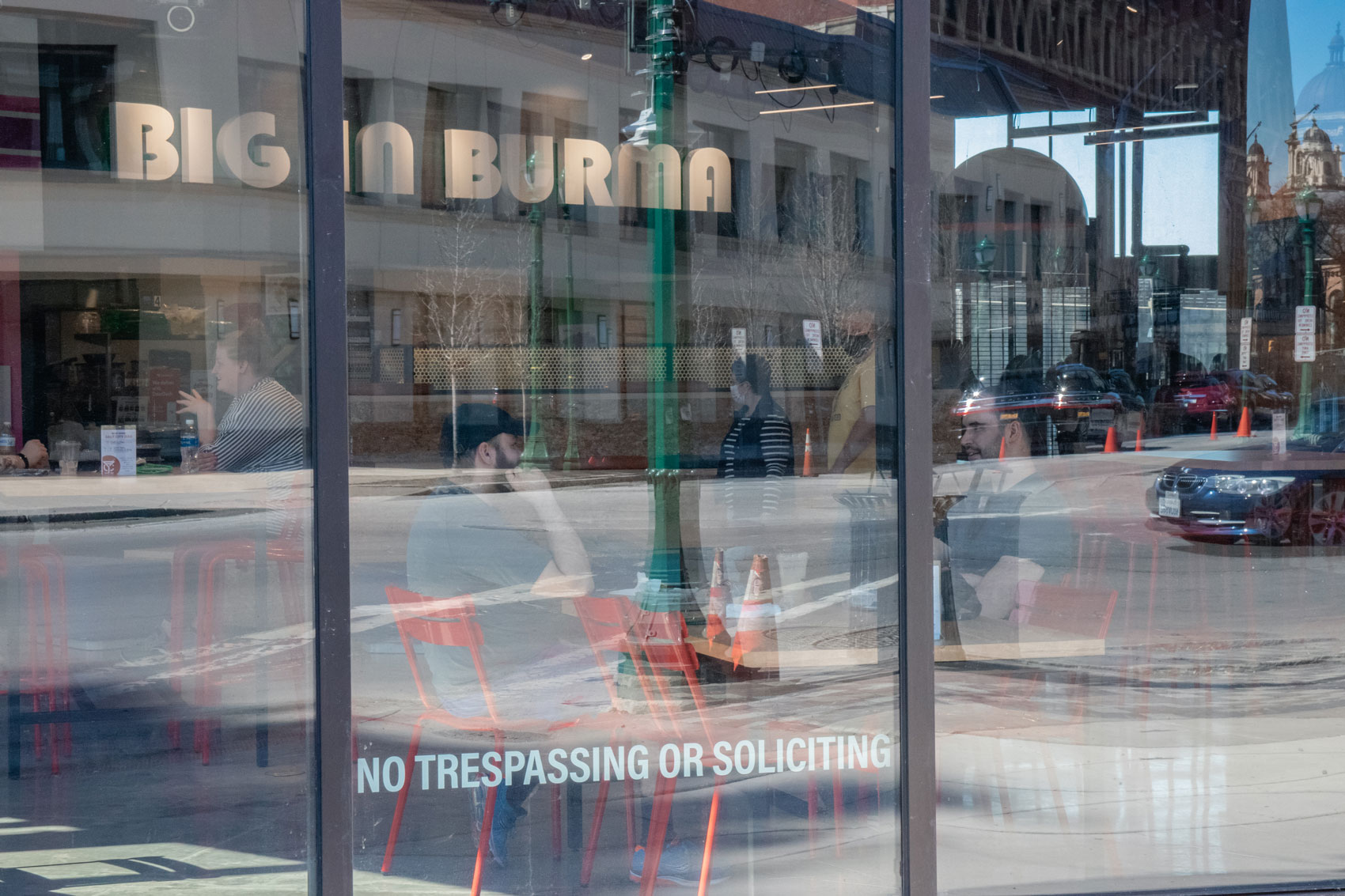 The exterior of Salt City Market.