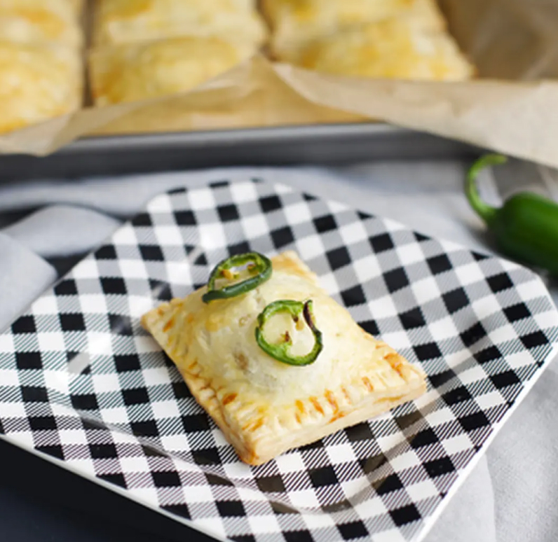 Cheesy jalapeno pastries