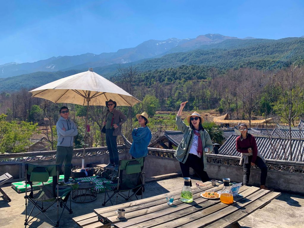 A group of people posing for a photo.