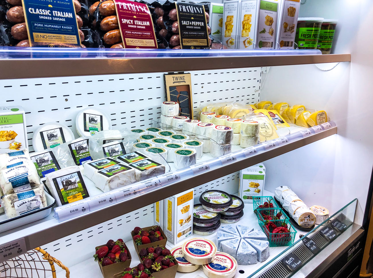 The interior of Dillon Beach General Store.
