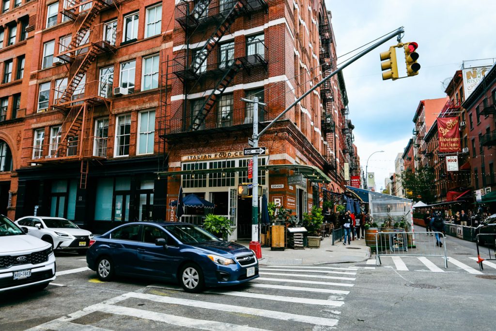 The streets of New York City.