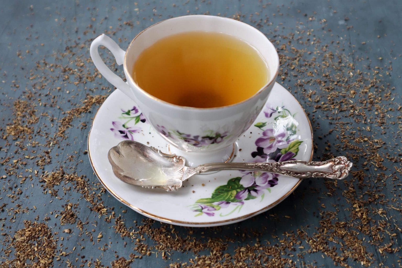 A cup of licorice tea.