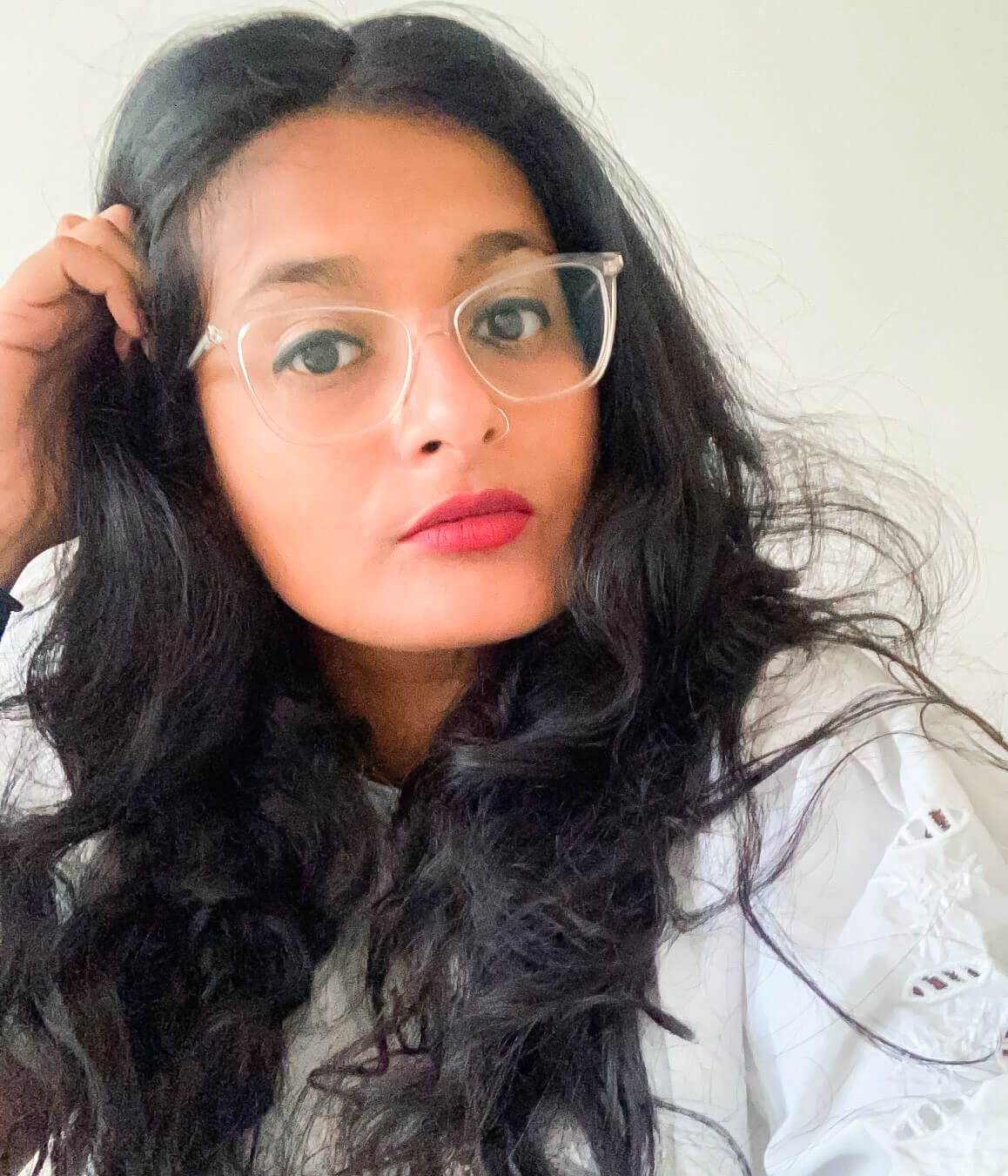 Michelle Gunaselan posing for a picture.