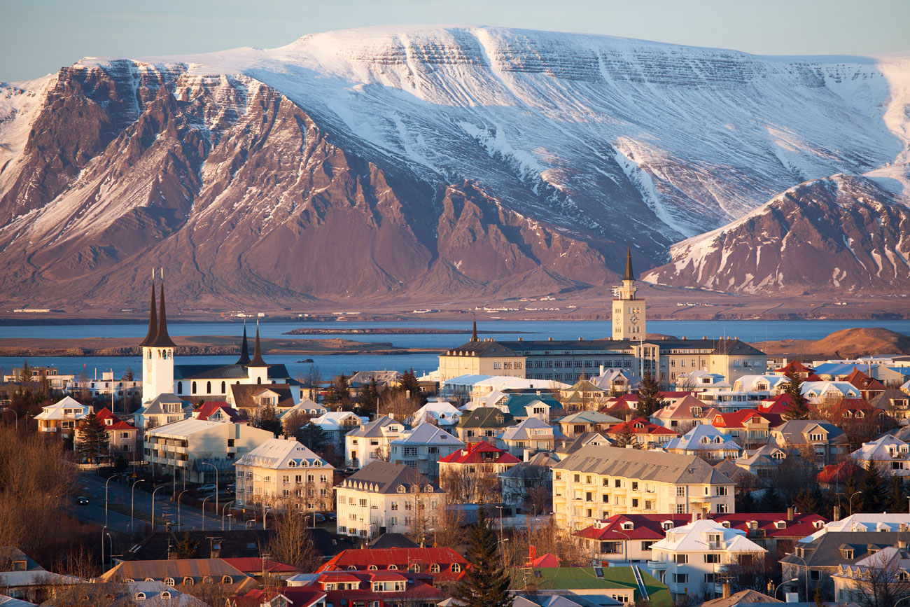 Iceland's capital, Reykjavik.