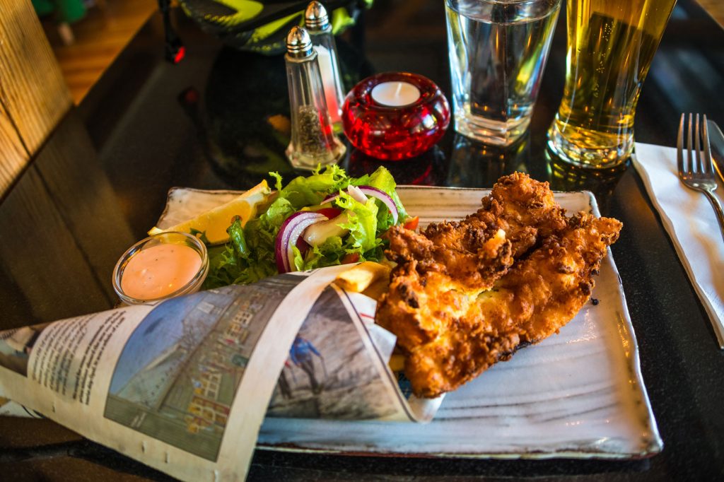 Icelandic fish and chips.