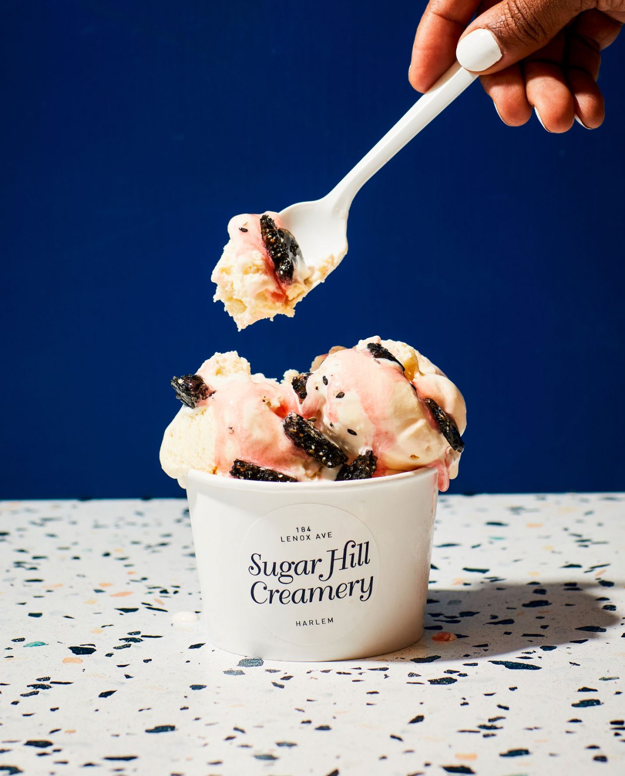 Ice cream from Sugar Hill Creamery.