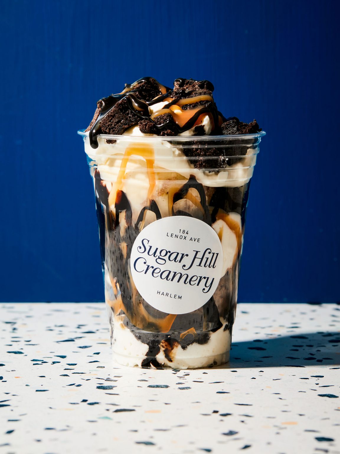 A sundae from Sugar Hill Creamery.