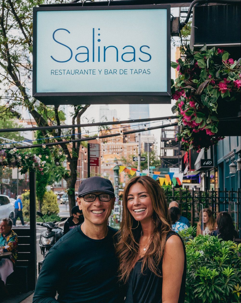 Two people posing for a photo.