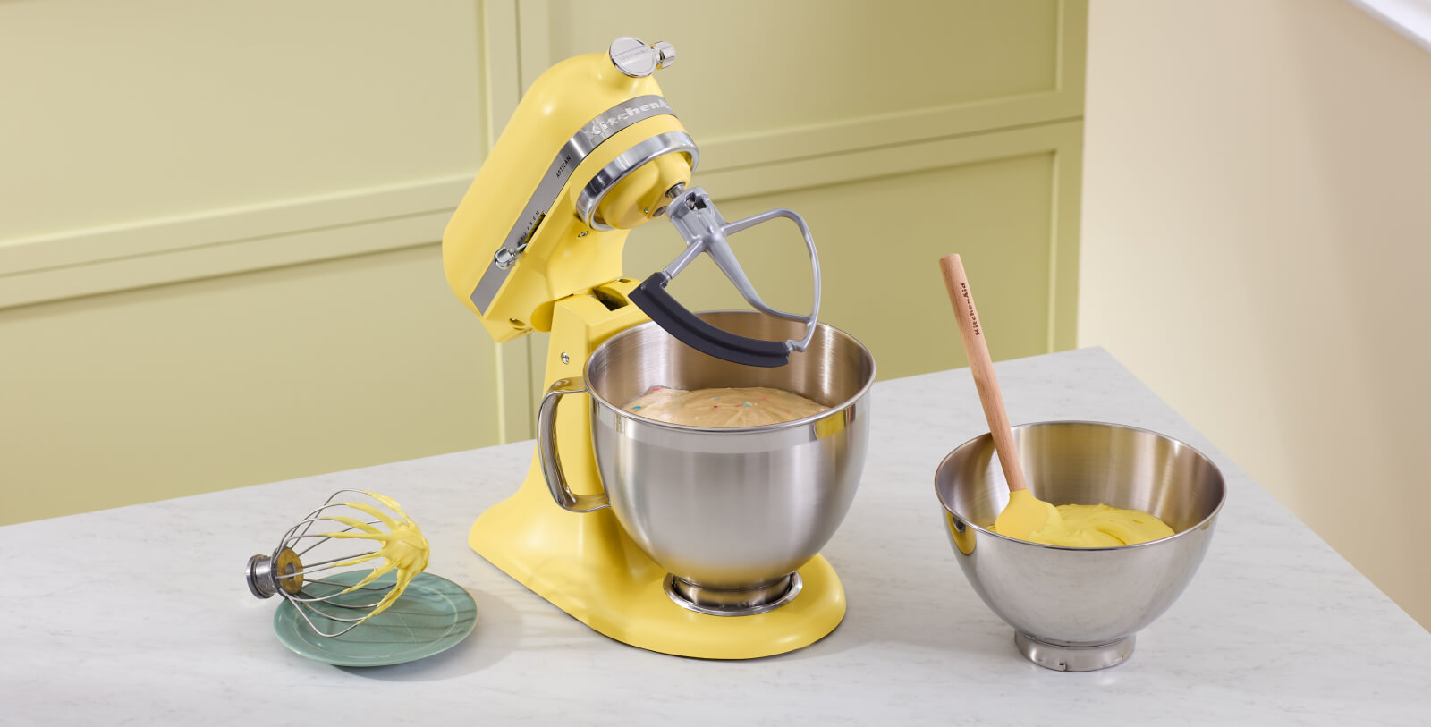 The 2025 Color of the Year Stand Mixer, Butter.