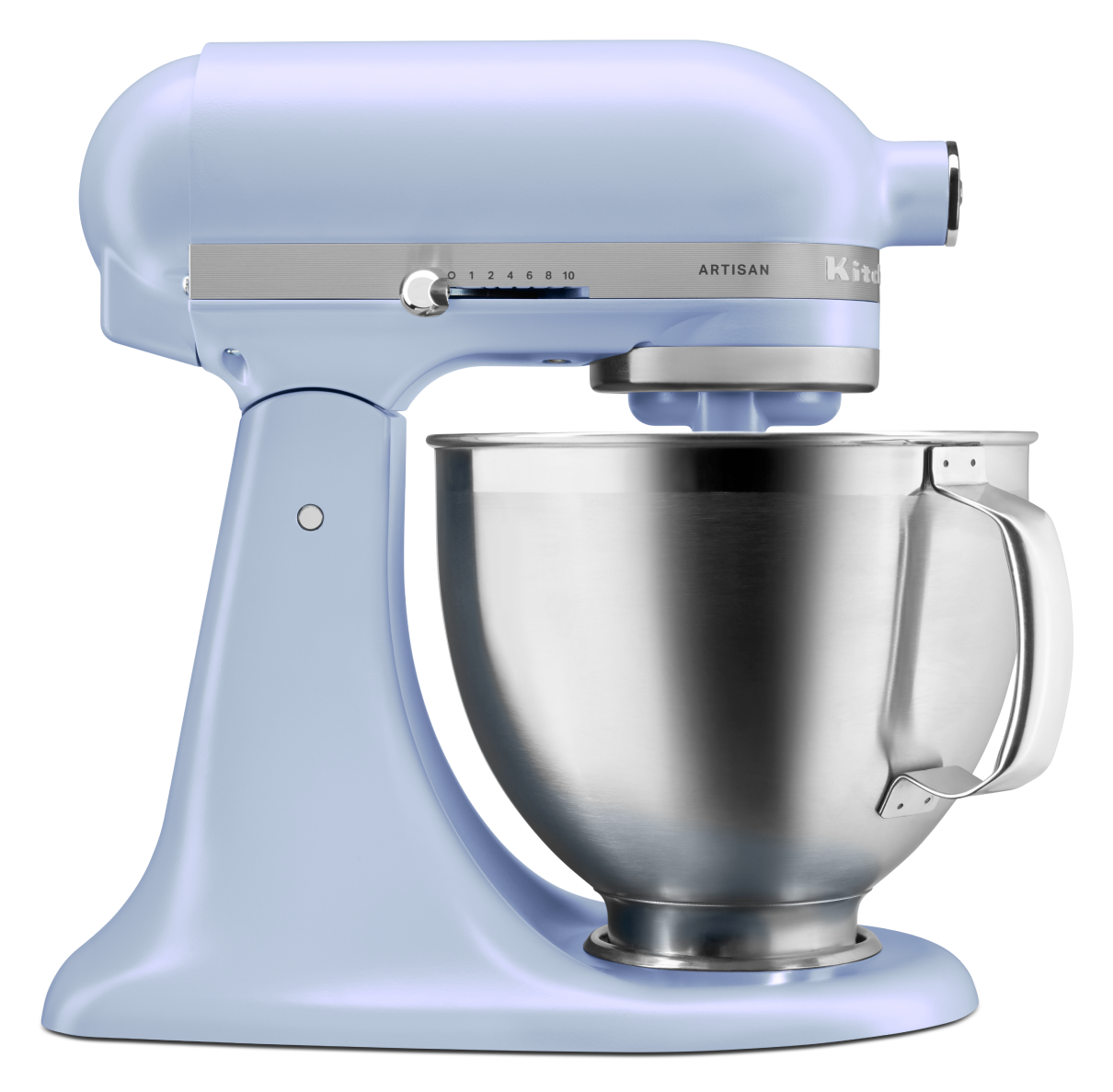An Artisan® Series Stand Mixer in Blue Salt.