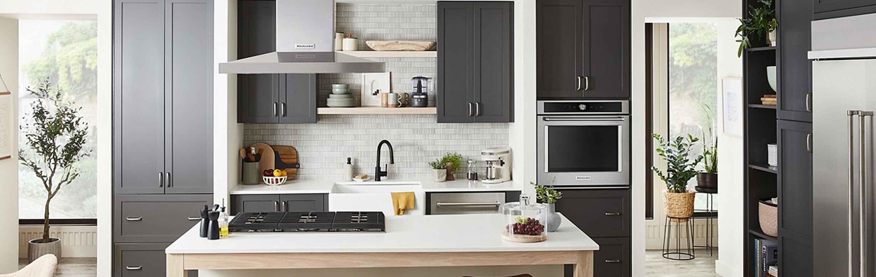 Remodeled kitchen with KitchenAid® appliances