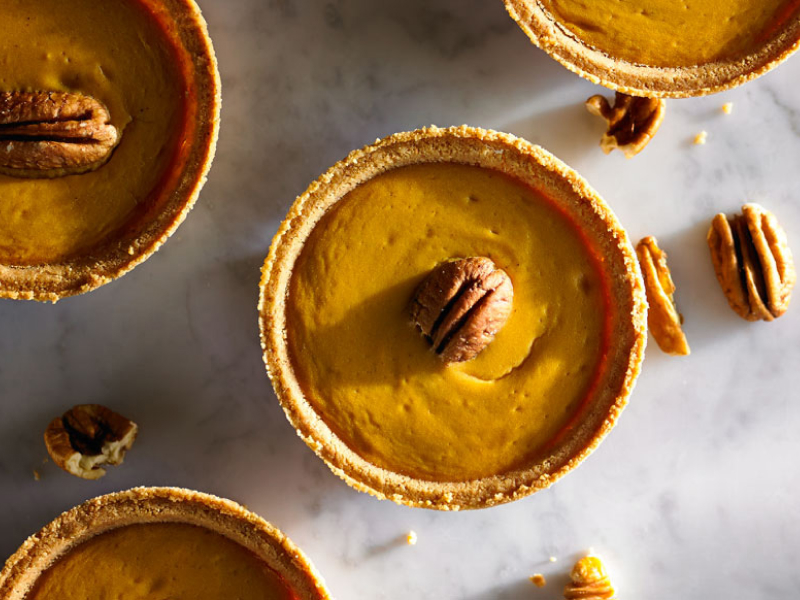 Individual sweet potato tarts  Individual sweet potato tarts