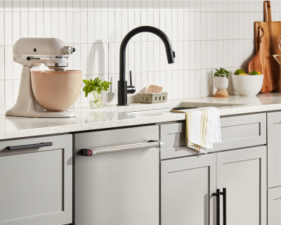 View of kitchen sink