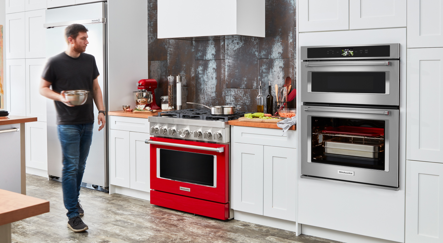 Modern kitchen with KitchenAid® appliances Modern kitchen with KitchenAid® appliances