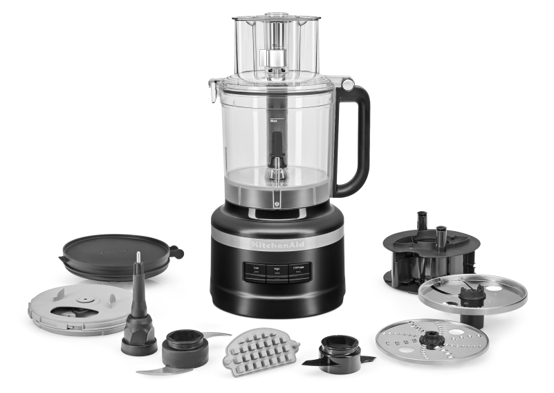 A KitchenAid® food processor and dicing kit.