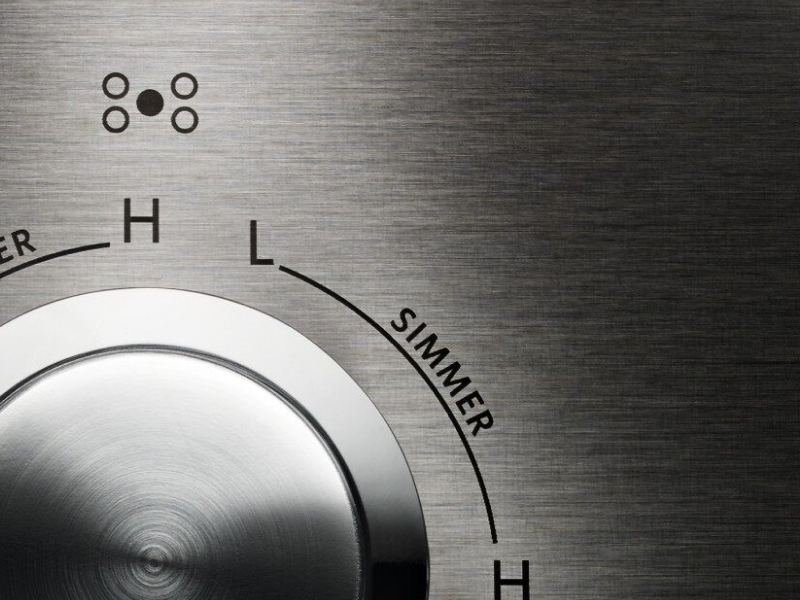 Gas cooktop burner knob