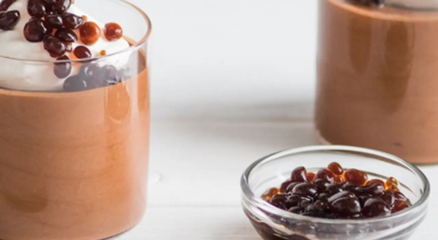 Gelatin on top of a drink Gelatin on top of a drink