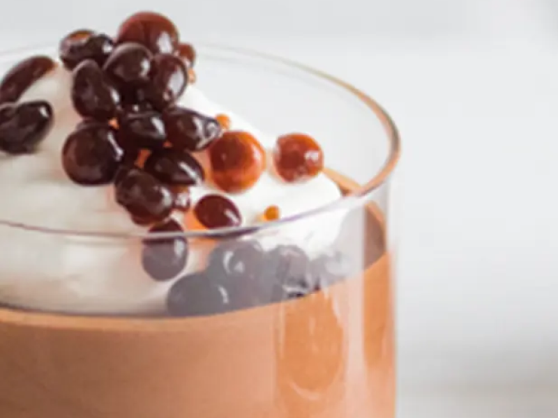 Gelatin on top of a drink Gelatin on top of a drink