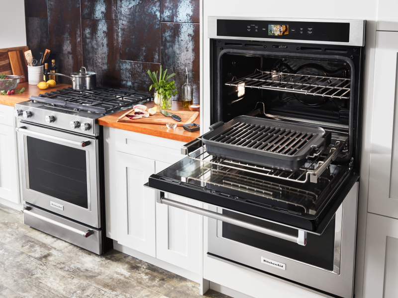 Open wall oven in a contemporary kitchen Open wall oven in a contemporary kitchen