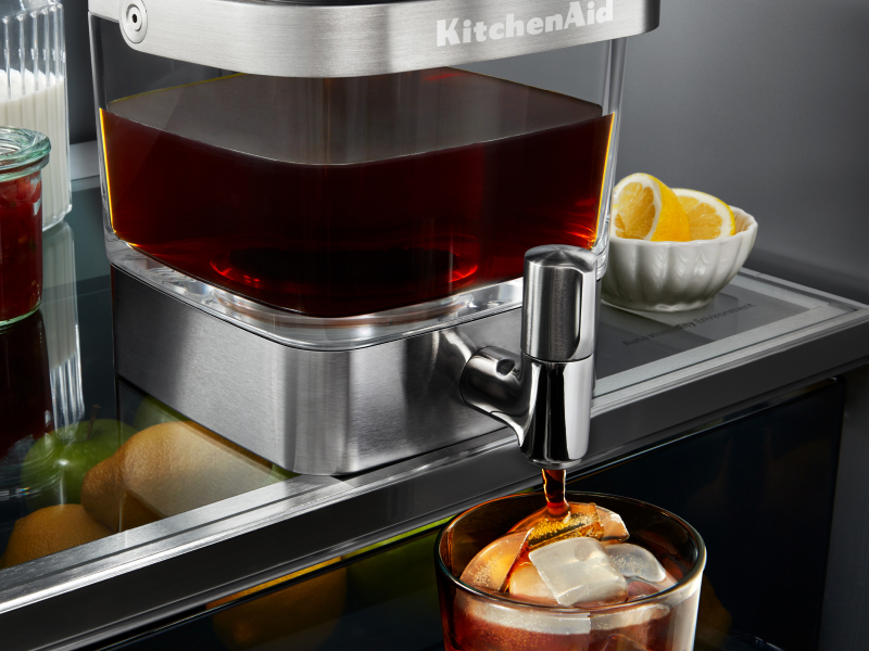 Cold brew made with a KitchenAid® cold brew maker Cold brew made with a KitchenAid® cold brew maker
