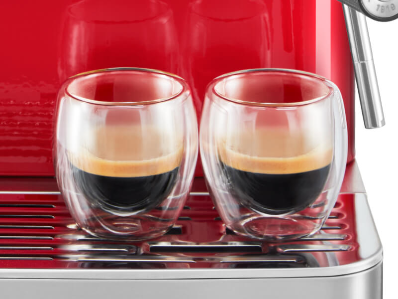 Two shots of espresso