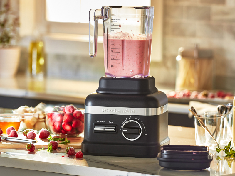 Frosé inside a KitchenAid® blender