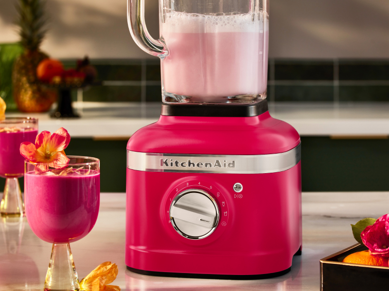 Blending a frosé in a KitchenAid® blender