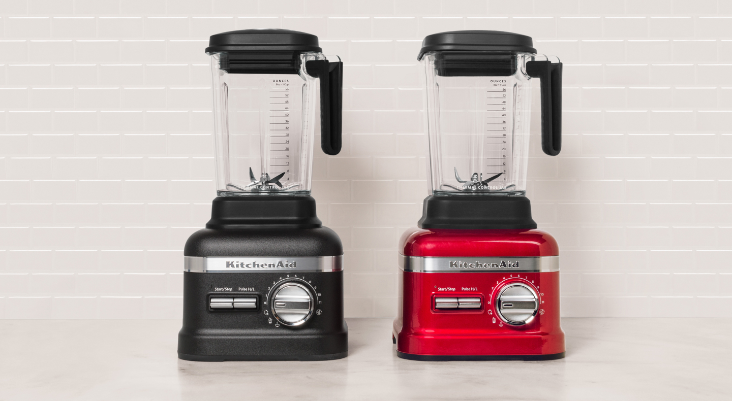 Black and red KItchenAid® blenders