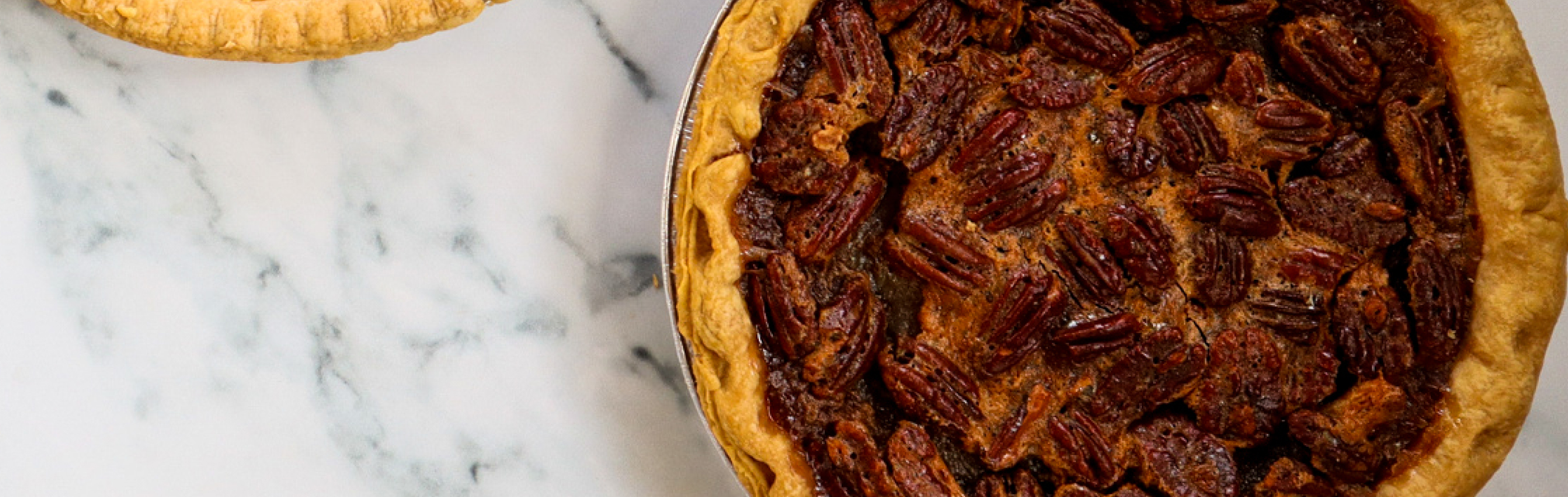 Homemade pecan pie