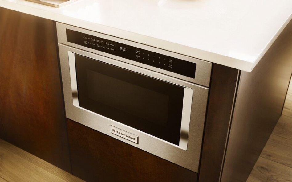 KitchenAid® Built-In Microwave built into a countertop KitchenAid® Built-In Microwave built into a countertop