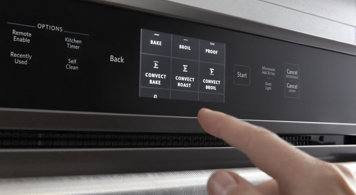 Title Needed Selecting setting on KitchenAid® oven