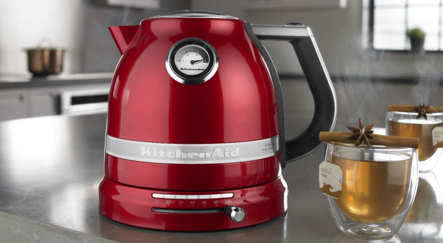 Red KitchenAid® electric kettle 