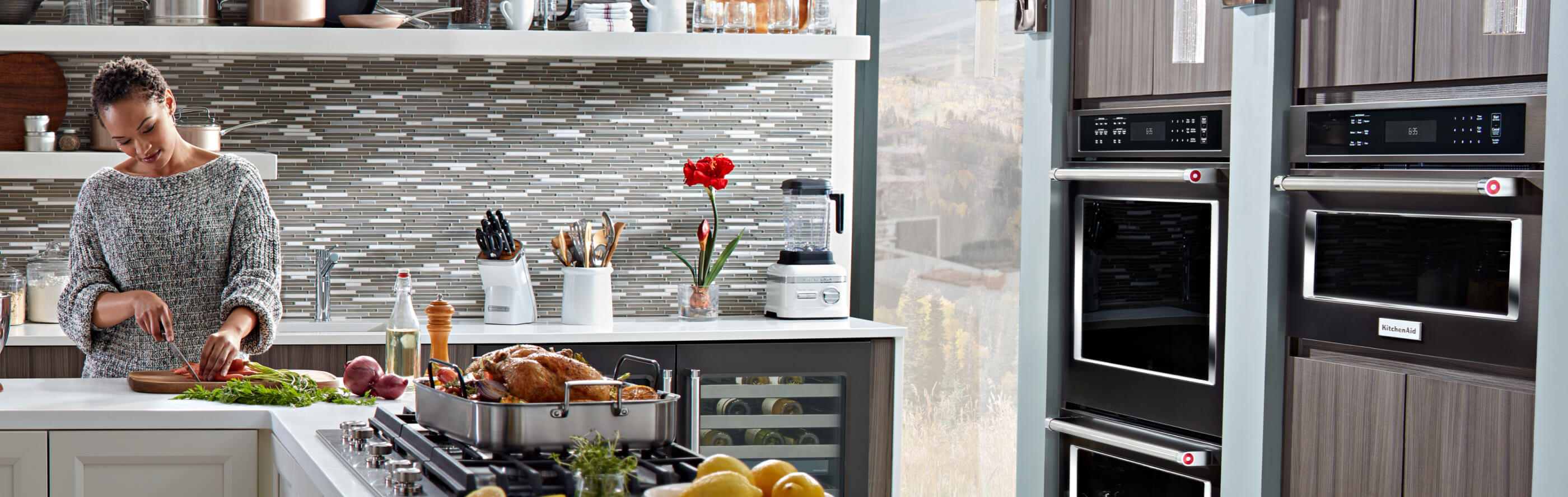 Person preparing vegetables on a cutting board