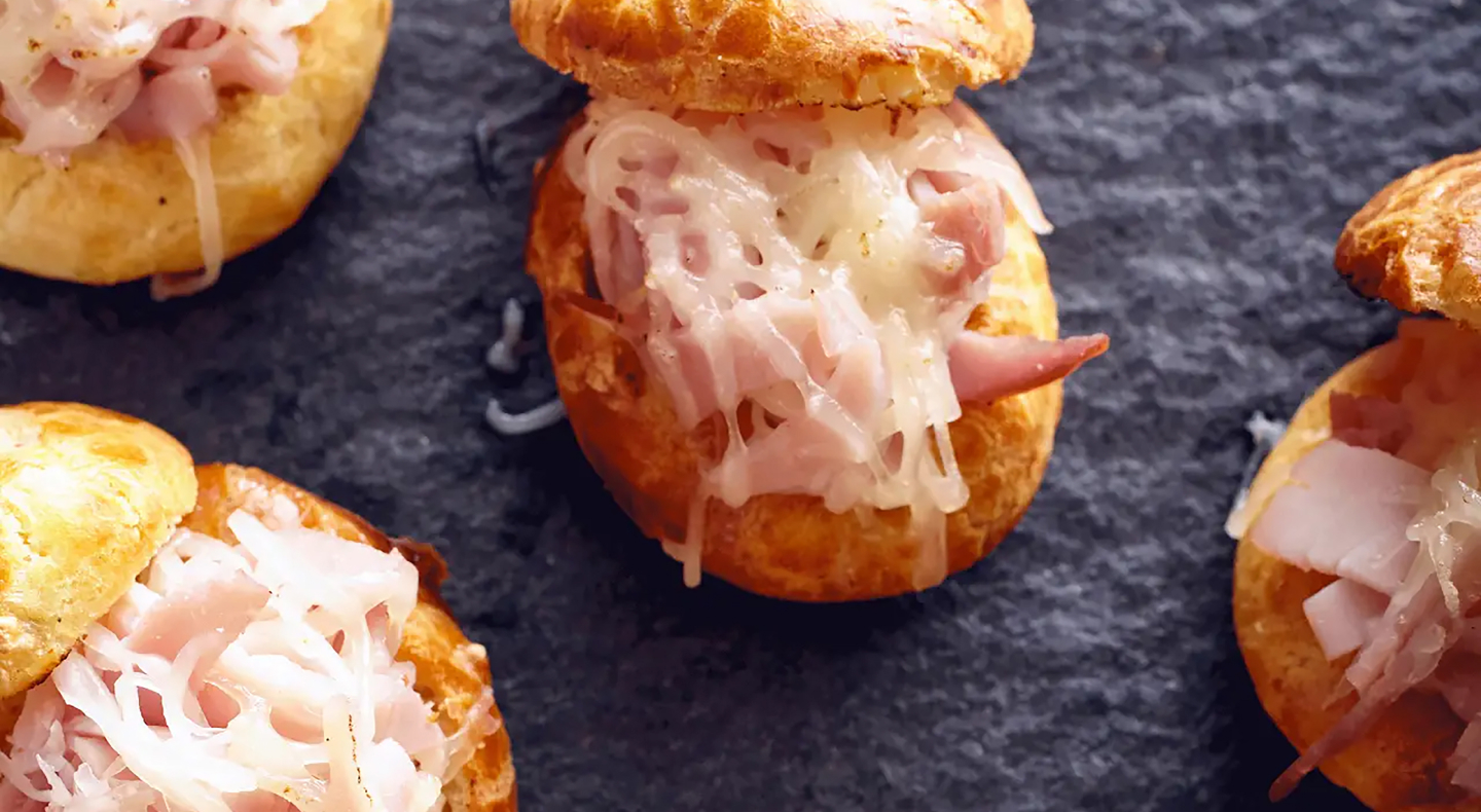Ham and cheese pastries Ham and cheese pastries