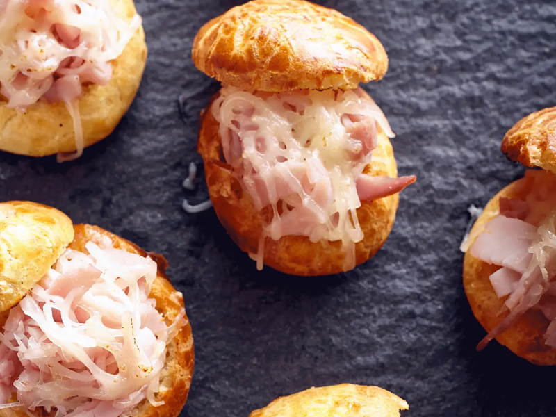 Ham and cheese pastries Ham and cheese pastries