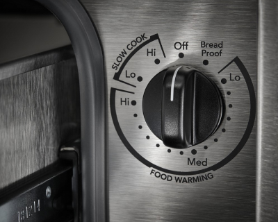 Proofing drawer settings knob