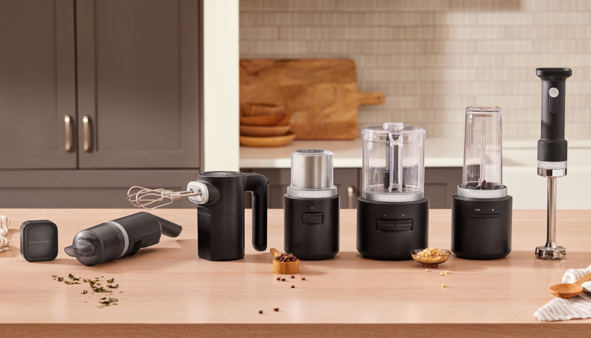 KitchenAid Go™ Cordless appliances.