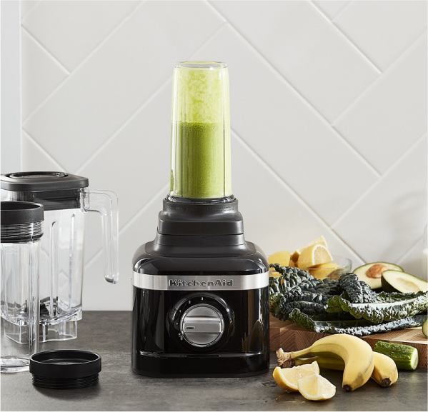 A KitchenAid blender.