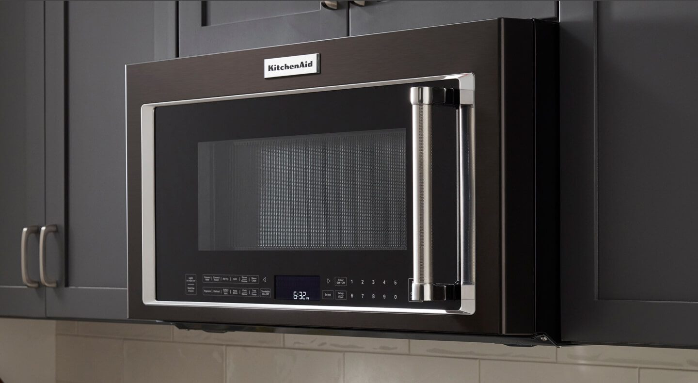 Black KitchenAid® Over-the-Range Convection Microwave