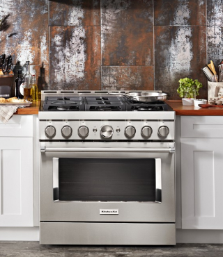 KitchenAid® stainless steel range