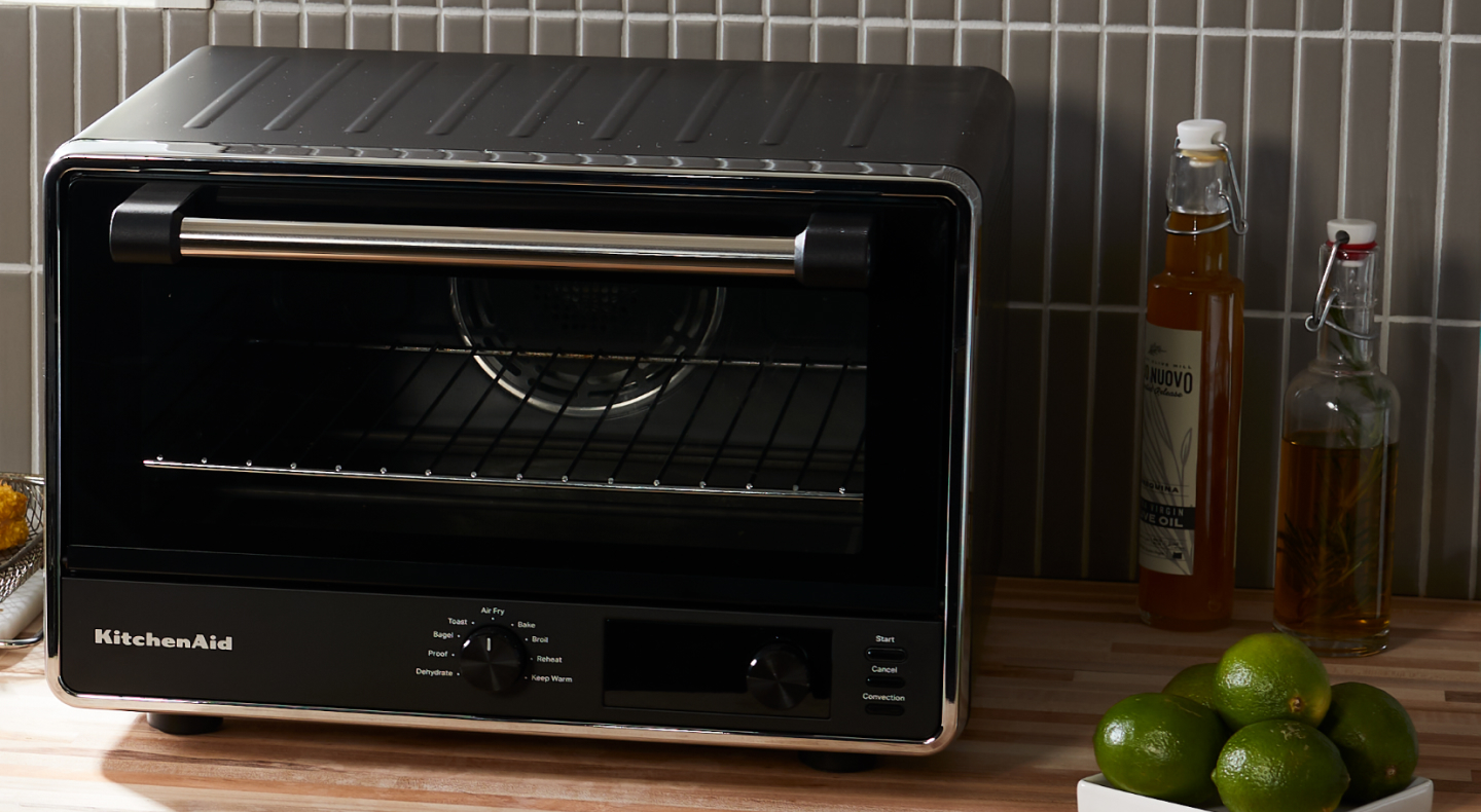 A KitchenAid® countertop oven A KitchenAid® countertop oven
