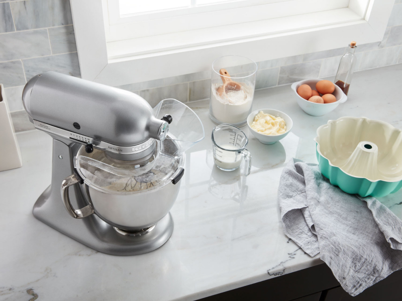 Silver KitchenAid® stand mixer Silver KitchenAid® stand mixer