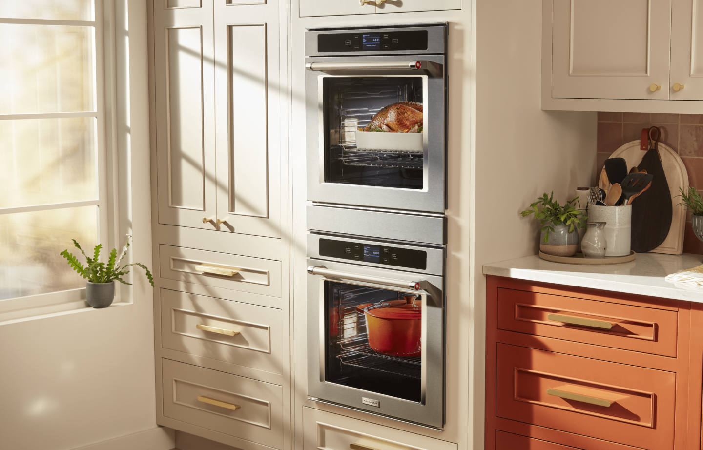 KitchenAid® stainless steel double wall oven KitchenAid® stainless steel double wall oven